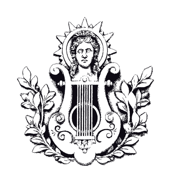 Logo entwickelt aus dem Stuck am Gebäude | Foto: Designer Klaus Wiesel, Mülheimer Künstlerbund MKB