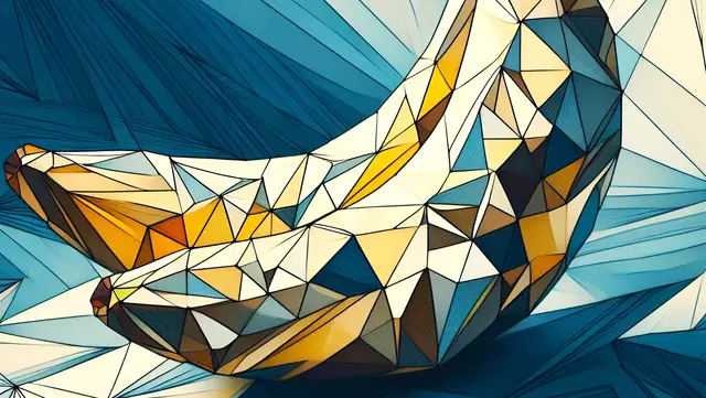 Durch klare Linien, insbesondere durch Dreiecke, schlüsselt Reinhard von Bendemann organische Formen zeichnerisch auf und verfremdet sie. | Foto: Evangelische Kirchengemeinde Rüttenscheid/Reinhard von Bendemann