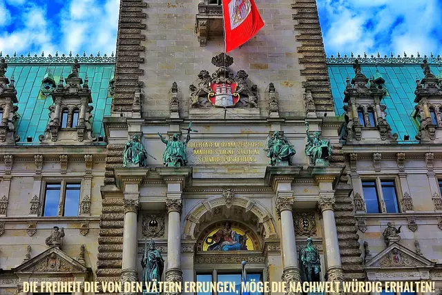 Das Wappen Hamburg's