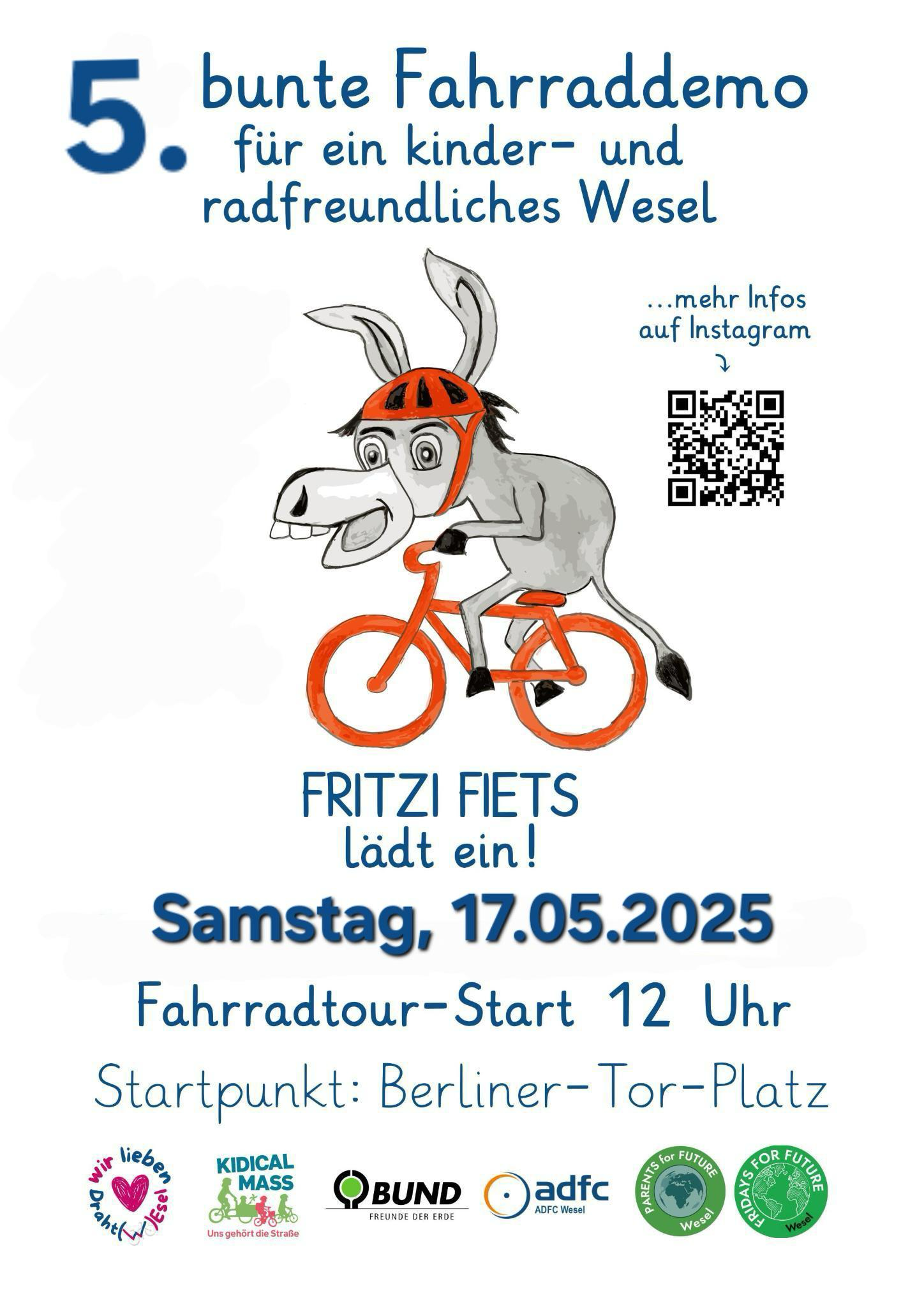 Esel Wirbt F r Kinder Aufs Rad Bunte Fahrraddemo Zum F nften Mal In esel-wirbt-f-r-kinder-aufs-rad-bunte-fahrraddemo-zum-f-nften-mal-in