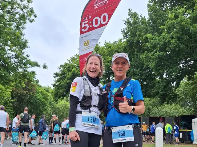Hatten Spaß in Duisburg. Birgit und Wibke vom TC Kray. 