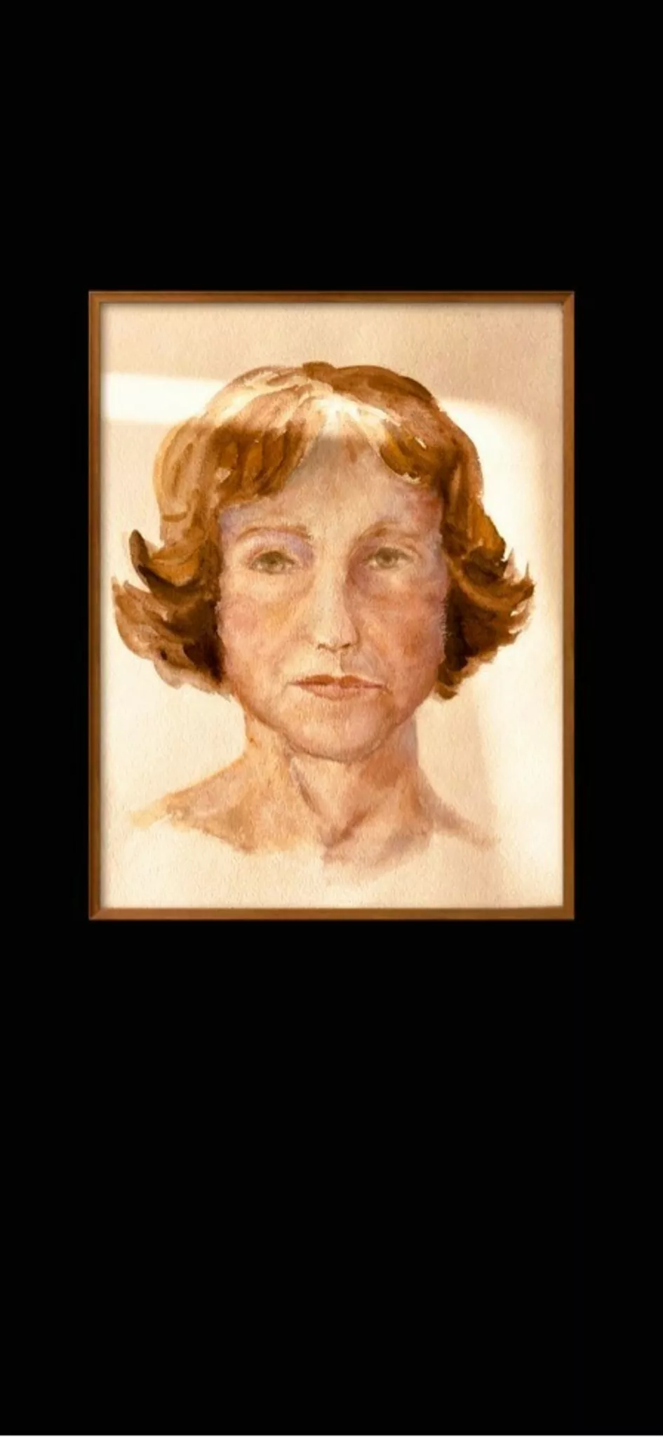 Mülheimer Künstlerin Gisela Lentz (1926-2024) - Selbstporträt, Kreidezeichnung | Foto: Mülheimer Kunstverein KKRR - Sammlung "permanenta"