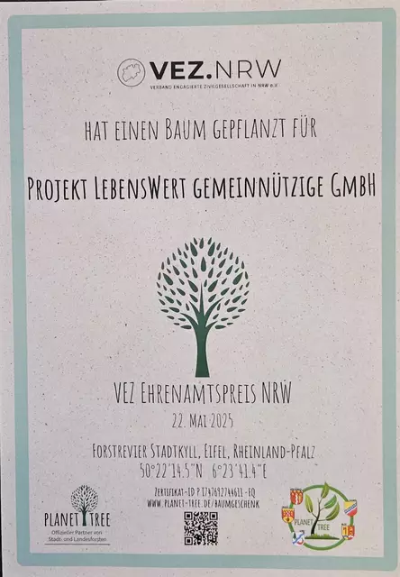 Ein Baum als Preis: Der Veranstalter hat sich was einfallen lassen. | Foto: privat