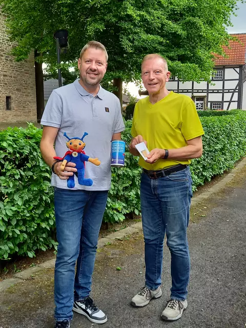 Auf dem Bild von links: Dirk Weise und Dieter Rebbert
Bildquelle: Privat
