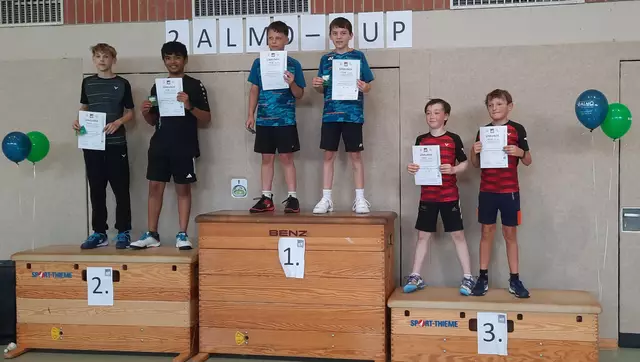 Joscha Freistühler (r.) und Erik Leinhos vom SC Union Lüdinghausen – Sieger im JD U15 in Bad Arolsen