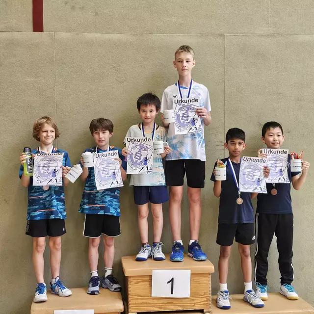 Bennet Elberzhagen (TSV)/Louis Angerer (1. BVM) – Zweite im JD U13 in Wülfrath
