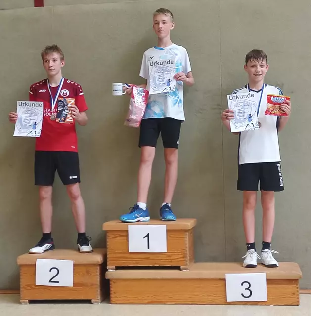 Alexander Hinterlandt (TSV) – Dritter im JE U15 in Wülfrath