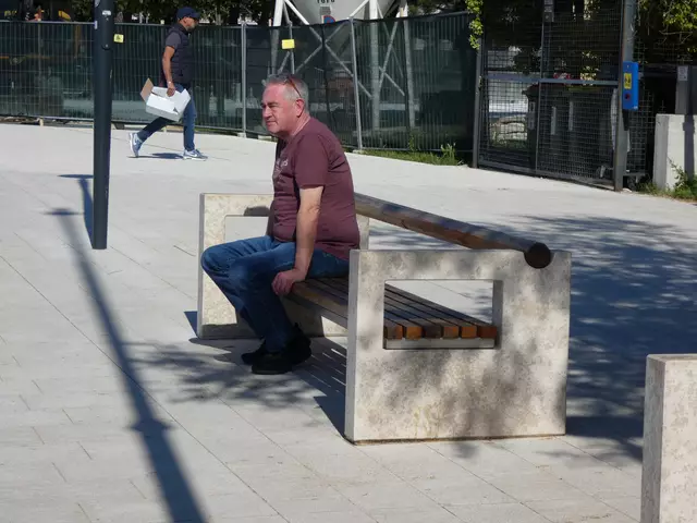 Christian genießt die " Auszeit "