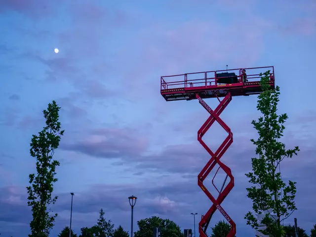 Das ColLAB Duo über'm Platz | Foto: @Inga Klamert @mœrs festival