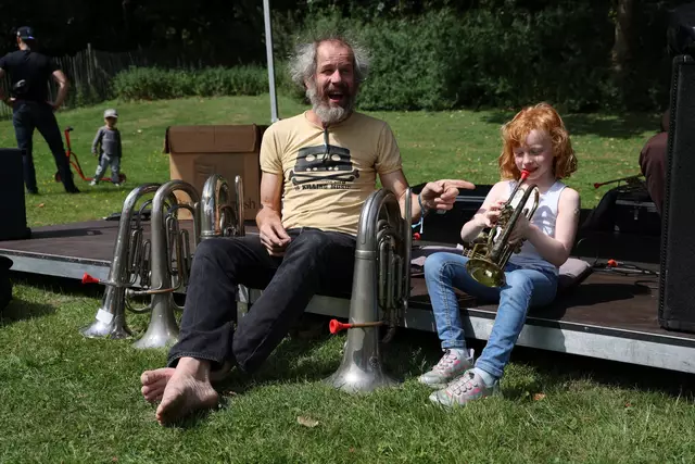 Improviser in Residence Bart Maris in seinem Element | Foto: @Kropp @mœrs festival