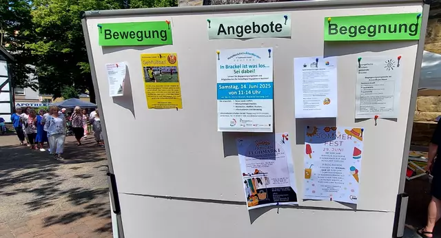 ... Infotafeln zu den Angeboten und ...