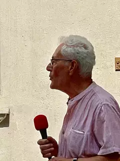 Der Wahlmülheimer Guiseppe (genannt Pino ) Condipadaro Marchetta geb. in Sizilien bereichert die Mülheimer Kunstszene seit Jahren | Foto: Jürgen Brinkmann