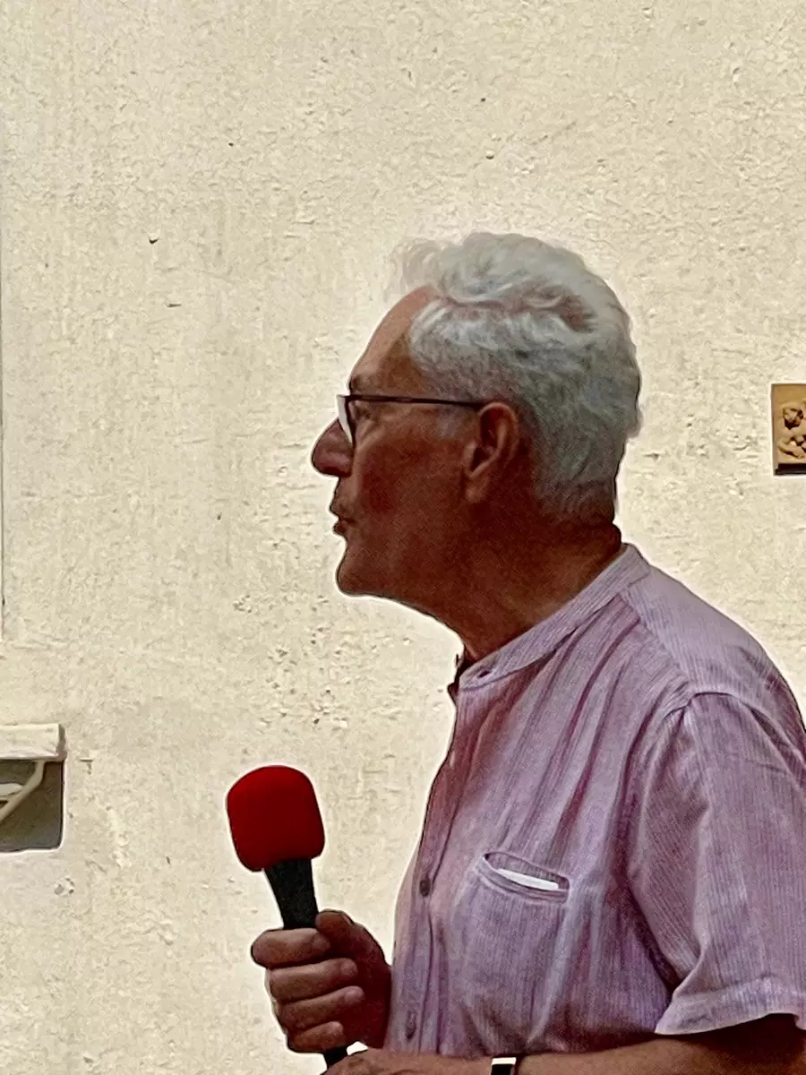 Der Wahlmülheimer Guiseppe (genannt Pino ) Condipadaro Marchetta geb. in Sizilien bereichert die Mülheimer Kunstszene seit Jahren | Foto: Jürgen Brinkmann