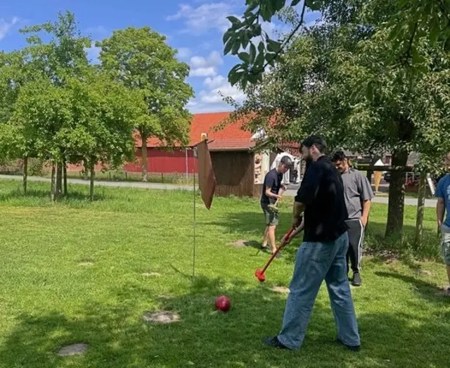 Die Badmintonspieler lernten an diesem Nachmittag, was Zielwasser ist | Foto: Iclal Kantar