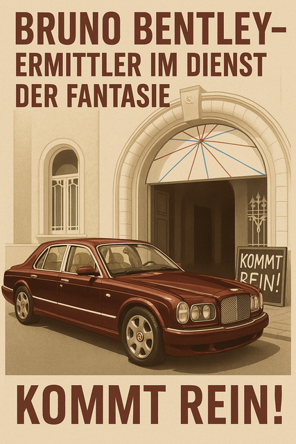 Plakat der Kunstaktion "BRUNO BENTLEY" | Foto: KKRR