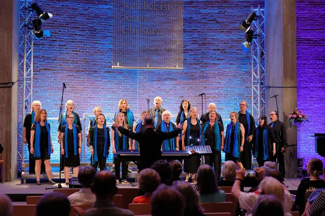 Hier ist der Gospelchor „Praise Together“ aus Hochfeld-Neudof zu sehen.
Foto: Michael Rogalla