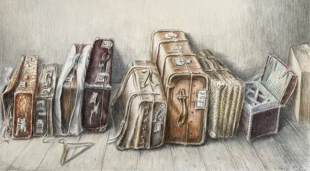 Unter der Überschrift "Der Mensch in der Zeit" zeigt Rolf Escher bis zum 30. September eine Auswahl seiner Zeichnungen und Grafiken in der Rüttenscheider Reformationskirche. | Foto: Kirchenkreis Essen/Rolf Escher