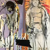 Kritische Malerei von Ursula Vehar | Foto: Kunstverein KKRR