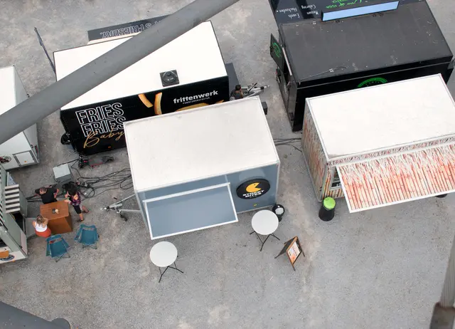 Die Food Trucks von oben | Foto: Stefanie Vollenberg