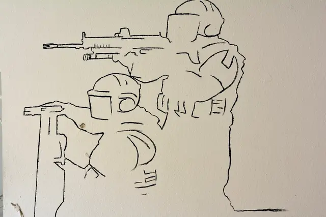 Hinterlassenschaft des SEK nach dem Auszug | Foto: Uwe Klein