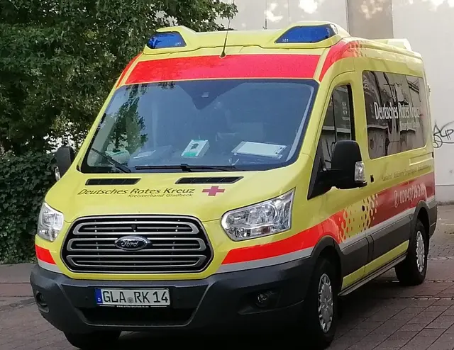 Rot Kreuz Gladbeck 14 KTW 1 im Einsatz in Datteln | Foto: DRK Gladbeck