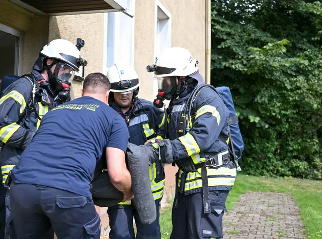 Vermisste "Person" gefunden und gerettet.
. | Foto: SWB/PR-Fotografie Köhring