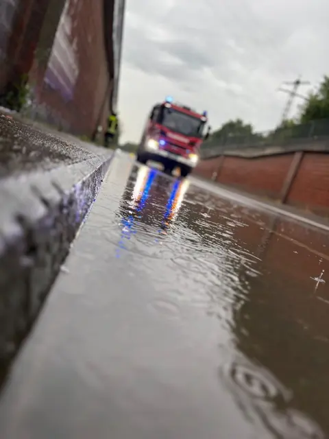 Einsatz an der Östricher Straße | Foto: Feuerwehr Schermbeck