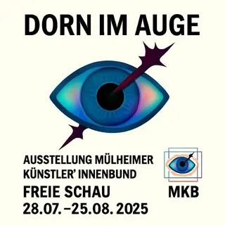 Im Mezzanin der historischen Villa Artis präsentiert der Mülheimer Kunstverein und Kunstförderverein Rhein-Ruhr - KKRR seine Sommerausstellung "DORN IM AUGE" | Foto: Gerhild Ravenstein