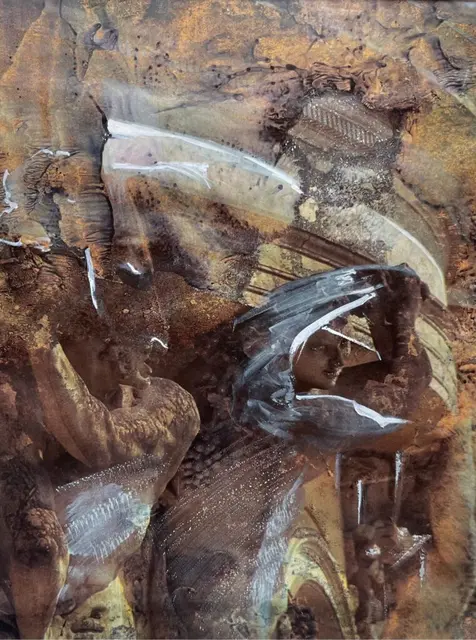 Titel des Kunstwerks:  Den Ort, an dem wir leben und arbeiten zu einem „Kunstwerk“ machen – wer so denkt und handelt, ist ein wahrer Künstler  (Joseph Beuys). | Foto: Malerei von Edith Polland-Dülfer