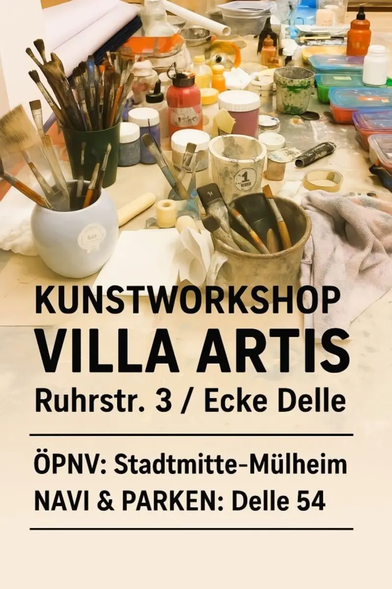 Kunstworkshops in der Villa Artis - ein Geheimtipp - Termine auf Nachfrage | Foto: Kunstverein und Kunstförderverein Rhein-Ruhr - KKRR