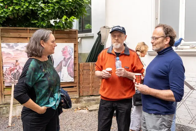 Janet Kempken, JOTT KAA und Paul Rainer Heicappell (re) | Foto: Volker Flecht