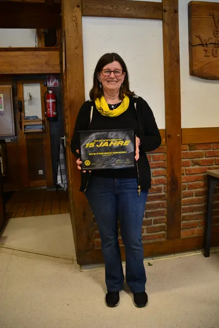 Petra Stüker, Fan-Beauftragte vom BVB | Foto: @ Sabine Schlücking