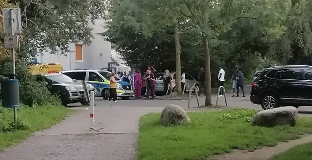 Blick auf den Saal aus der Richtung Weseler Straße, über den Spazierweg.  | Foto: Egemen Semih Köse