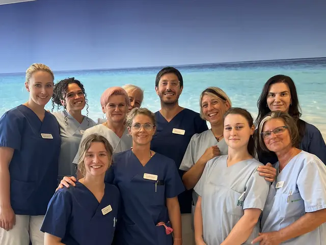 Der Start ist gelungen: Nach dem Umzug der Geburtshilfe aus Huckingen an den Standort St. Johannes Hamborn hat sich das Team gut eingelebt und gefunden.
Foto: Helios
