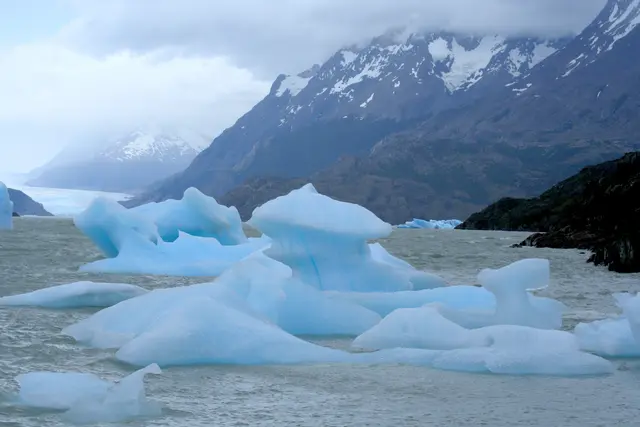 Gletscher im Lago Grey
