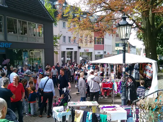 Die Ratinger Trödelmarkt in der Innenstadt wird wieder zu einem beliebten Anziehungspunkt am 07.09.2025  | Foto: Foto: City-Kauf Ratingen Werbering Innenstadt e.V.