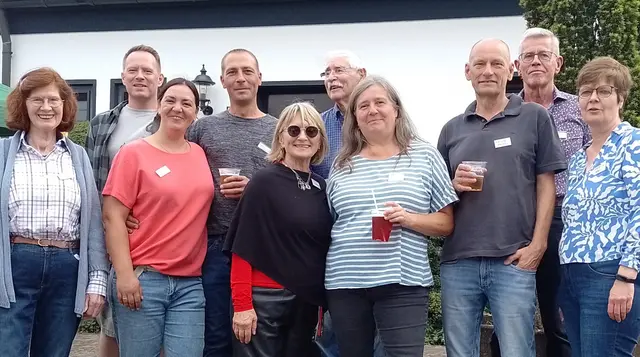 Das Boschfeldfestvorbereitungskomitee nach getaner Arbeit