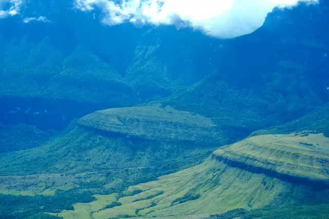 Bizarre Bergformationen.