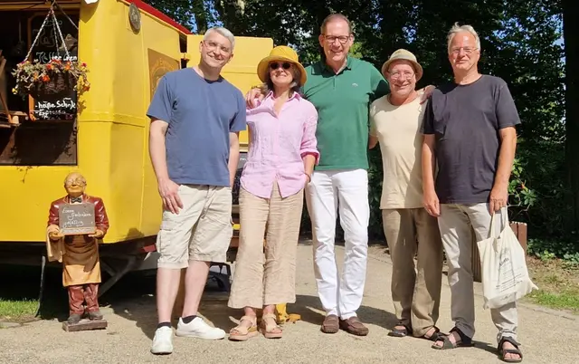 Foto: Vorstand Klevischer Verein und Nils Roth 