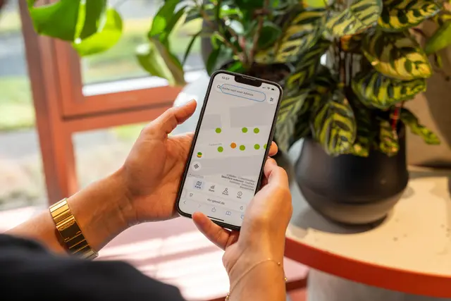 Die Onlineplattform ‚DU gießt‘ soll zeigen, dass Jede und Jeder in Duisburg Teil der Lösung beim Gießen von Straßenbäumen sein kann.
Foto: Adrian Chodkowski / WBD
