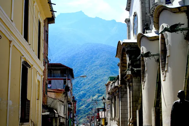 Der Blick zum Pico Bolívar.