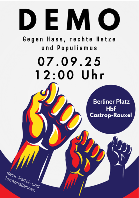 Demoaufruf  | Foto: Castroper Antifa Treff