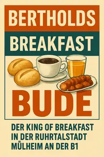 BBB
Bertholds
Breakfast
Bude
ein Ort der Begegnung an der B1 in der Ruhrtalstadt Mülheim | Foto: FanClub BBB