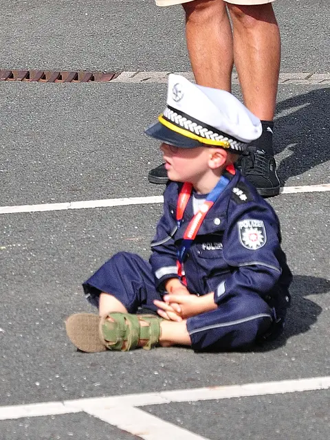 "Ich werde mal Polizist" | Foto: Uwe Klein