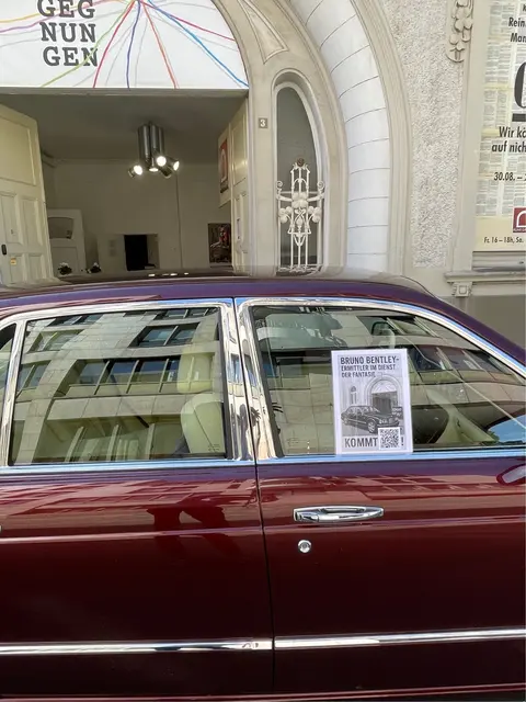 Der Besuch von "BRUNO BENTLEY" am Mülheimer Kunstsonntag war eine gelungene Überraschung | Foto: Mülheimer Kunstverein KKRR