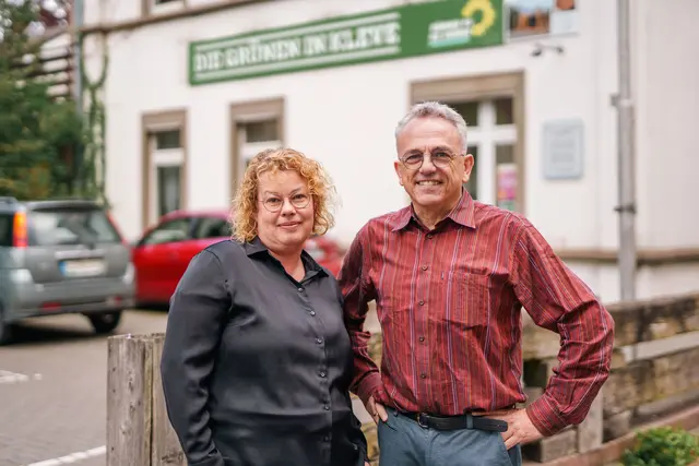 Sprecher*innen Antje Engler-Janßen und Volkhard Wille  | Foto: Simon van de Loo