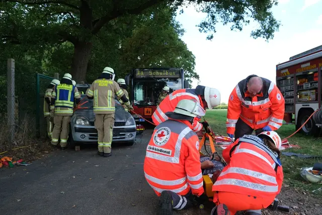 Großübung in Reichswalde. | Foto: Feuerwehr Kleve