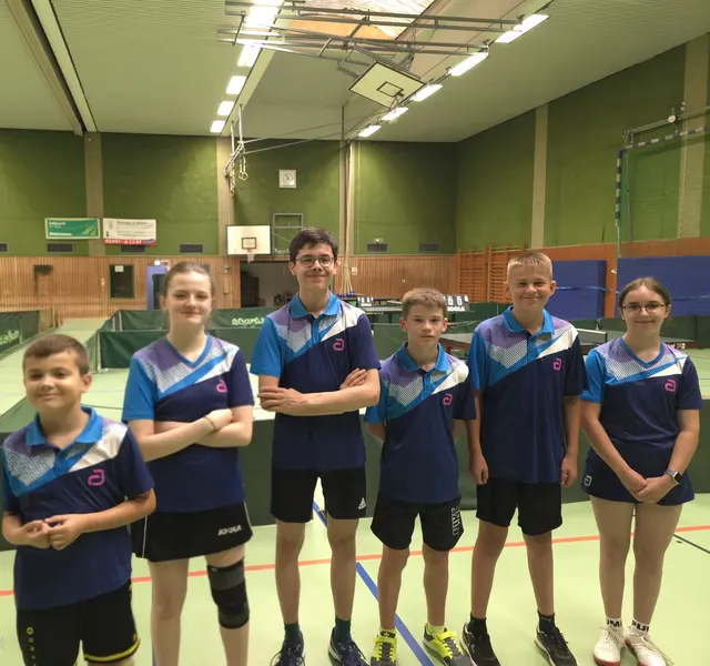 Hatten beim Testspiel gegen SG Suderwich Spaß und lernten was: (von.L) Felix Schaible; Shannon Hüwe; Jan Runte; Carlo Trosien; Jonas Lauterbach und Sarah Wolf 