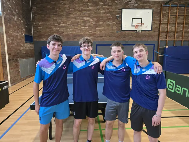 (VL) Hugo Ertmer; Julian Stenzel; Max Nowicki und Jani Richter 