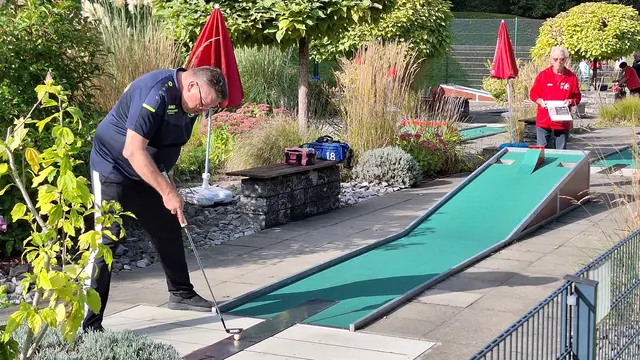 Steffen Plep (l) und Heinz Pribyl (r) as dritte Startgruppe.